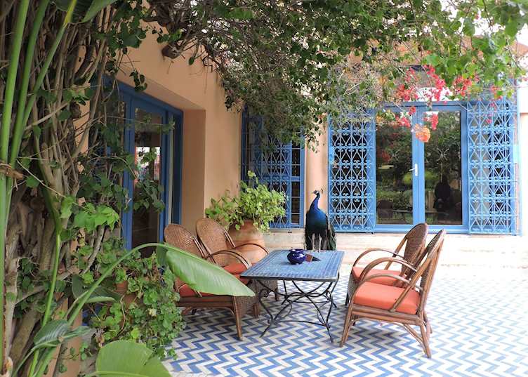 Outside patio, Villa Mandarine, Rabat