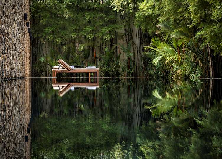 Lap pool, Amansara