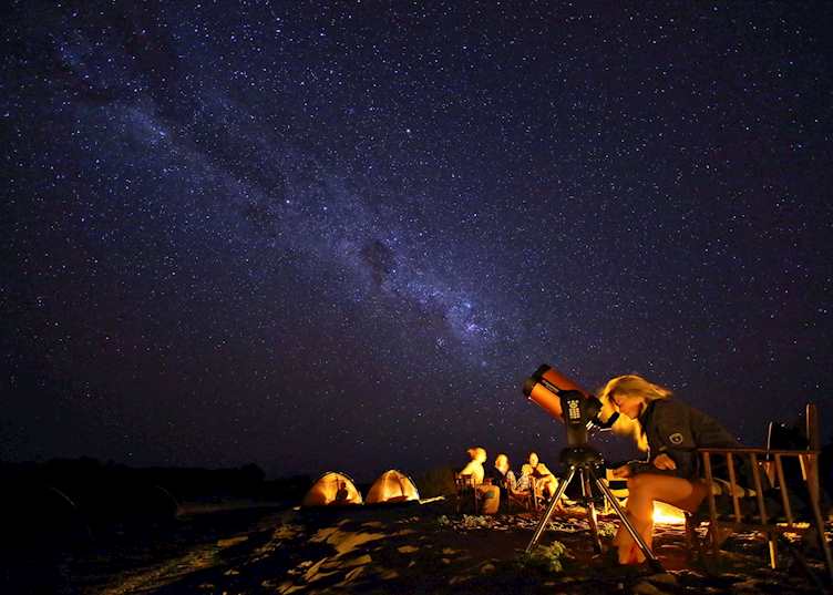 Stargazing from Kichaka Camp