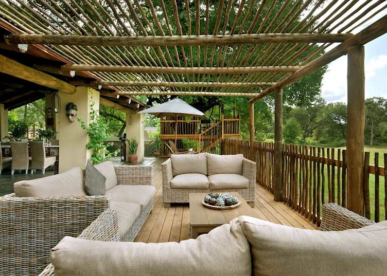 Notten's Bush Camp, outside seating area