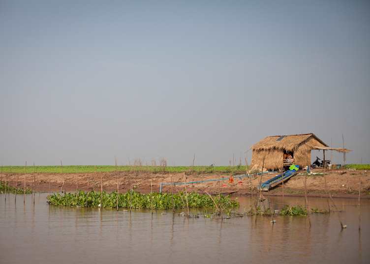 House along Tonle Sap