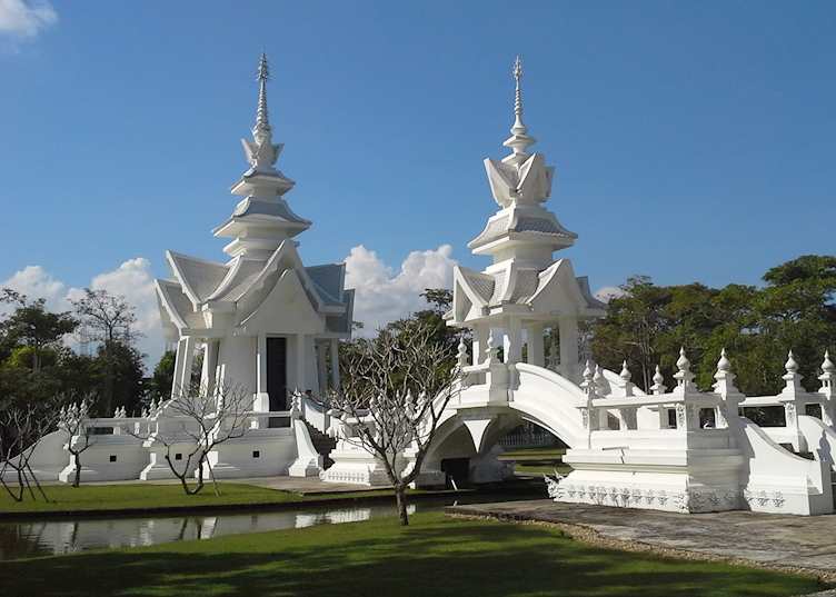 White Temple grounds, Chiang Rai