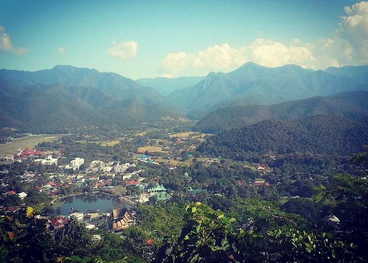 Views of Mae Hong Son town