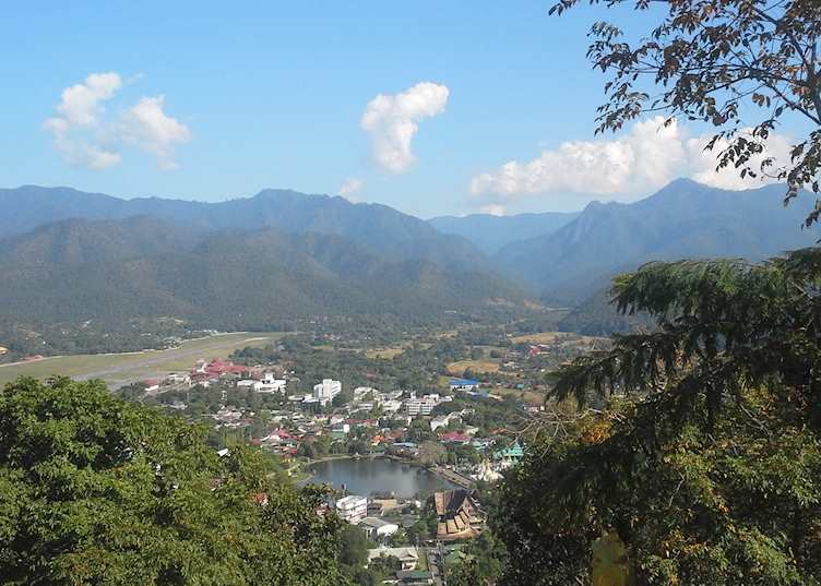 Views over Mae Hong Son town