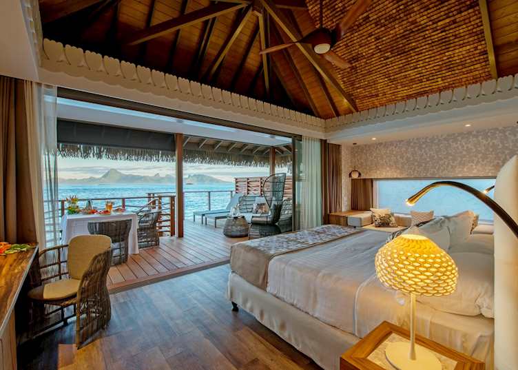 Junior suite overwater bungalow, InterContinental Resort, Tahiti
