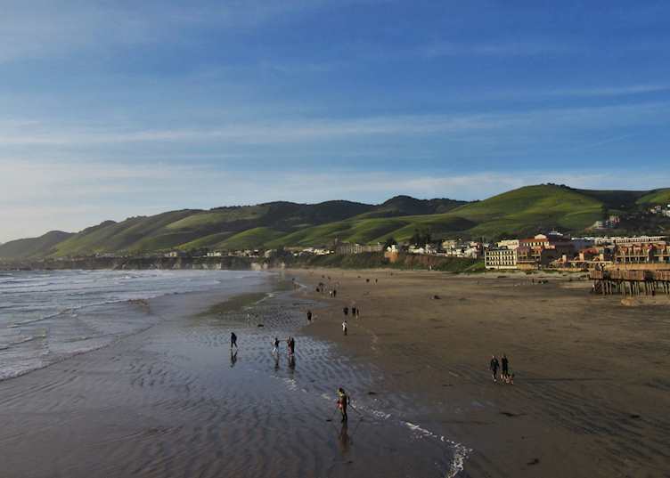 View from the Pismo Beach pier