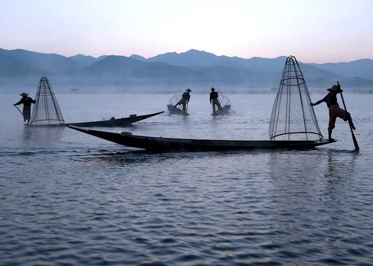 Fisherman at Inle Lake