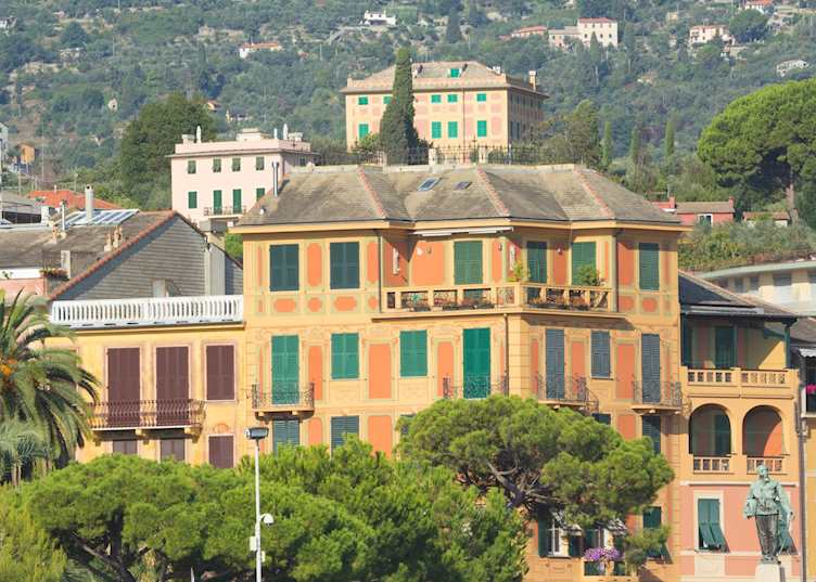 Pastel-hued buildings, Santa Margherita Ligure