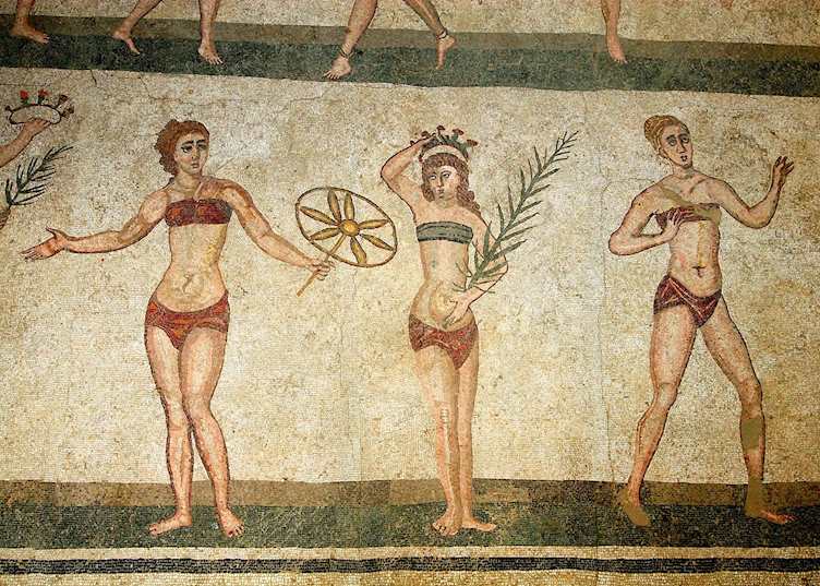 Room of the 10 Girls, Piazza Armerina