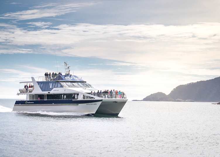 The Patea Explorer cruising on Doubtful Sound