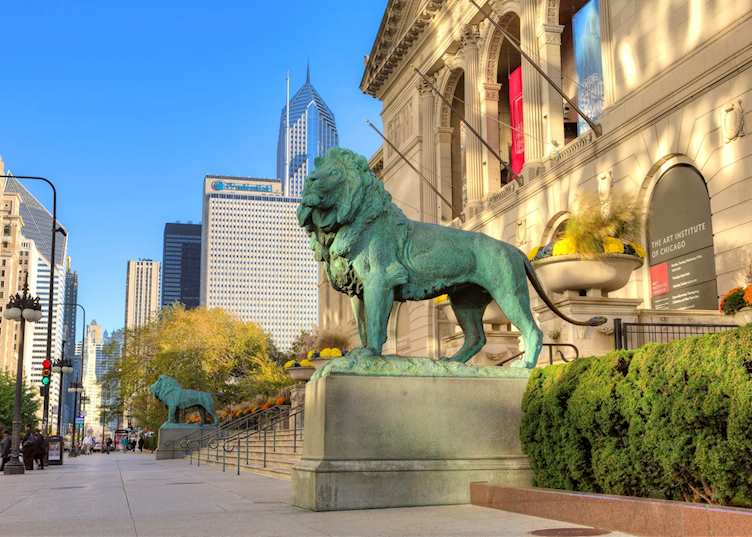 Art Institute Lion Chicago
