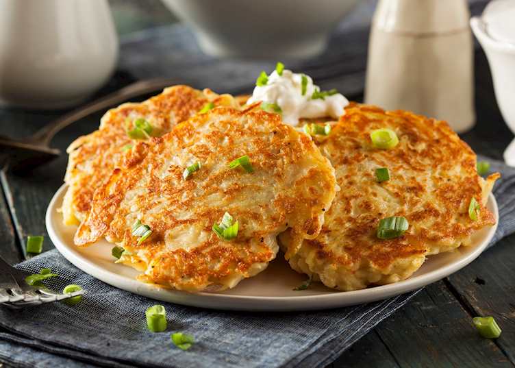 Irish potato pancakes