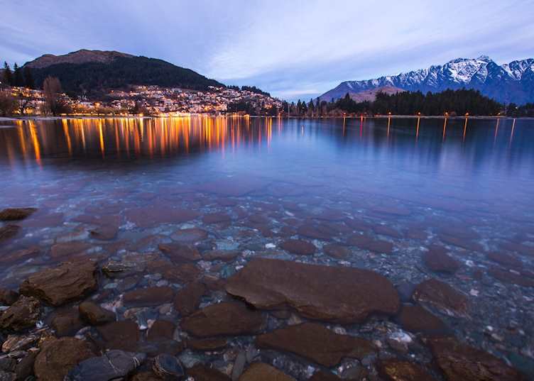 Queenstown at night