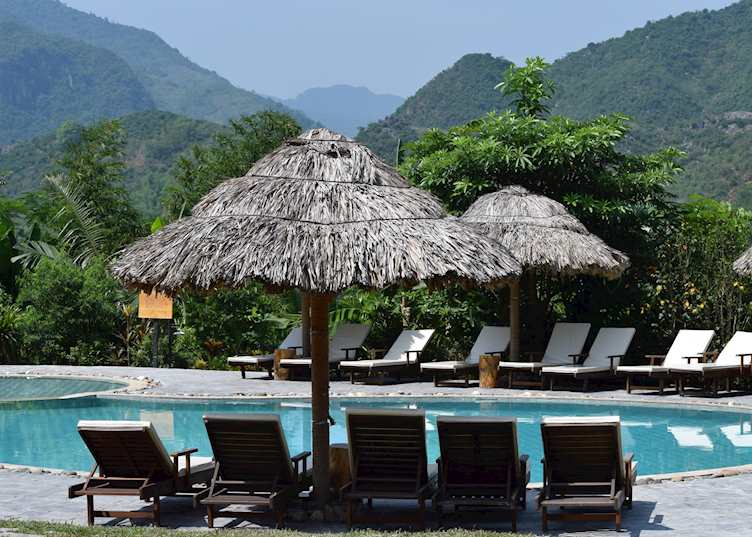 View from the pool