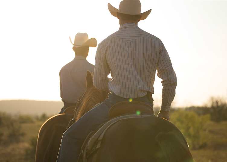 Riding at Wildcatter Ranch