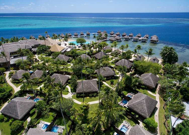 Aerial View, Manava Beach Resort & Spa - Moorea, Moorea