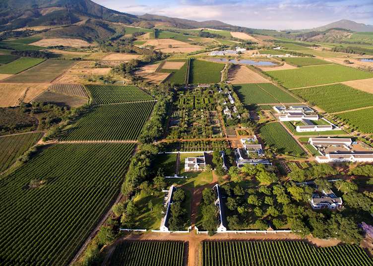 Babylonstoren, aerial view