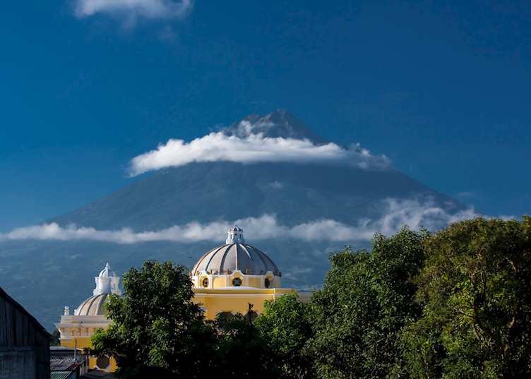 Views of Acatenango, Antigua