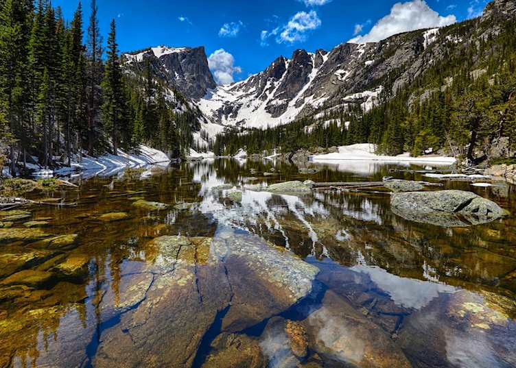 Dream Lake at the Rocky Mountain National Park