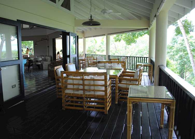 Balcony at Copal Tree Lodge (formerly Belcampo)
