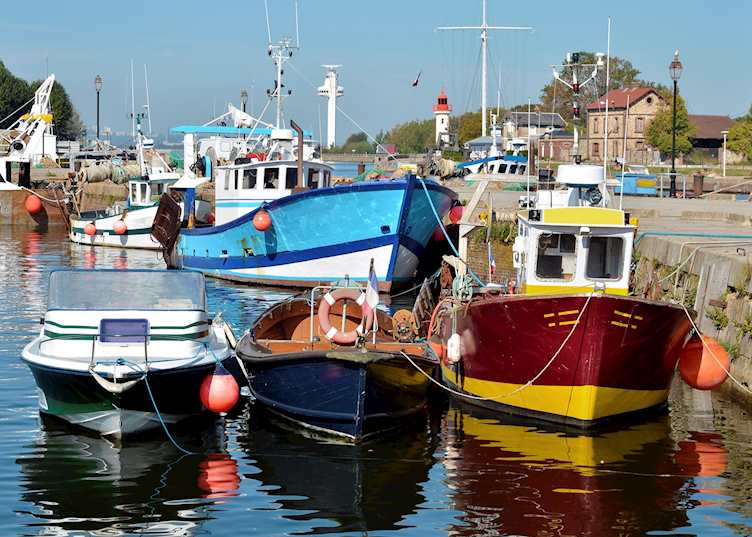 Fishing boats in Honfleur, Normandy
