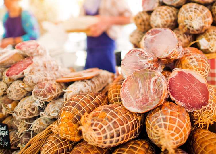 Cured meats, France