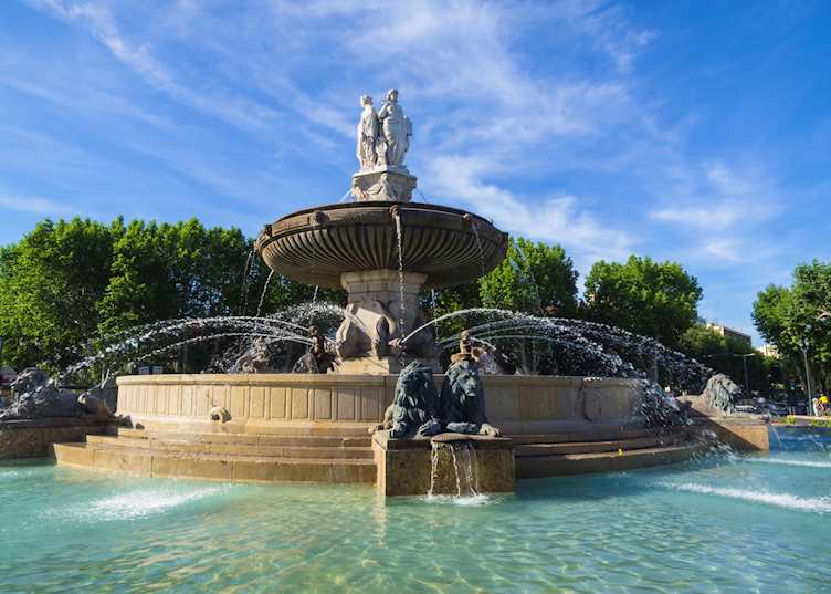 Fountain in Aix-en-Provence, Provence