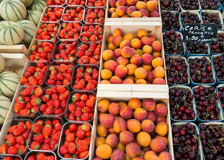 Fruit at market, France