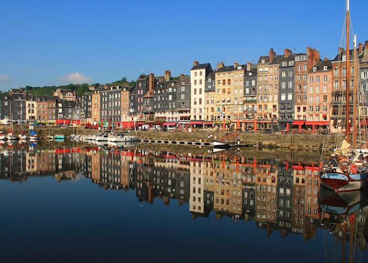 Fishing boats in port, Honfleur