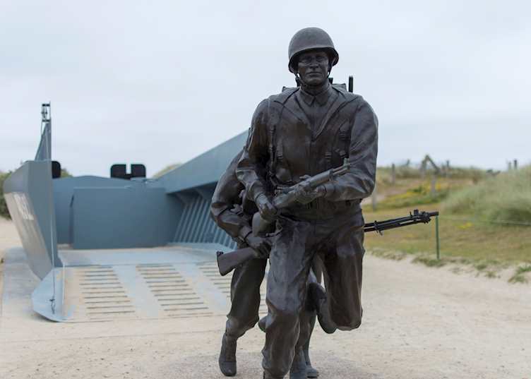 D-Day soldier memorial, Normandy