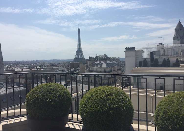 View from Four Seasons Hotel George V, Paris
