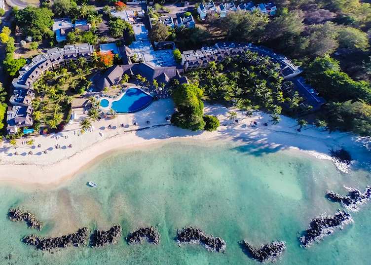 Aerial view, Sands Suites Resort & Spa, Mauritius