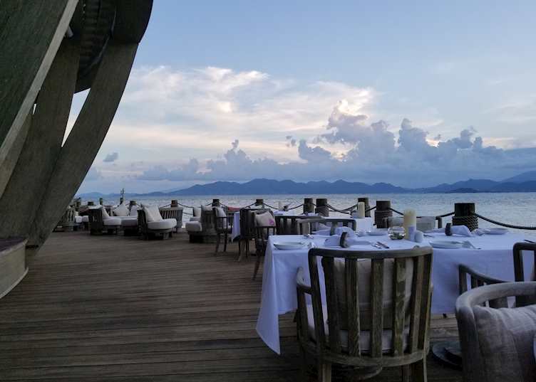 Restaurant terrace, An Lam Retreat
