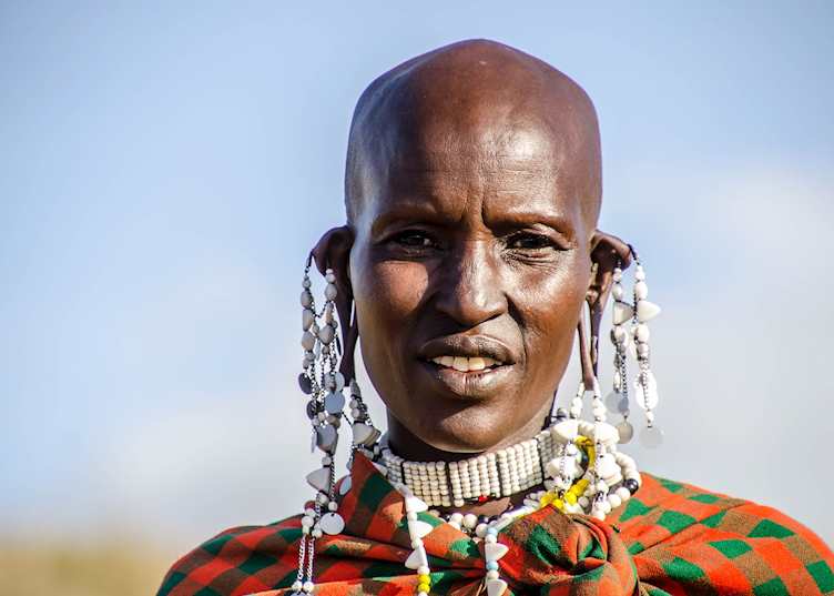 Maasai woman in Tanzania