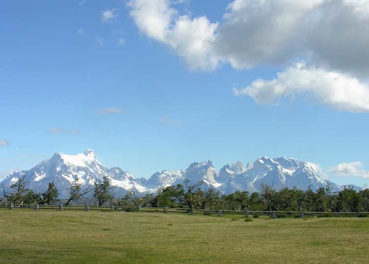 View from Hosteria Rio Serrano, Torres del Paine National Park