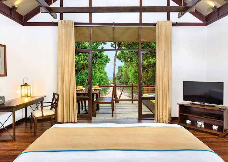 Beach Cabin interior