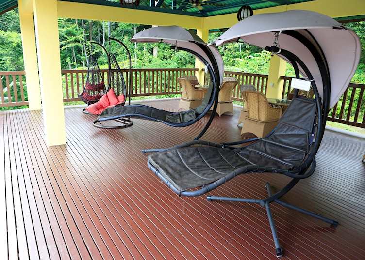 MY Nature Resort Pool Seating area