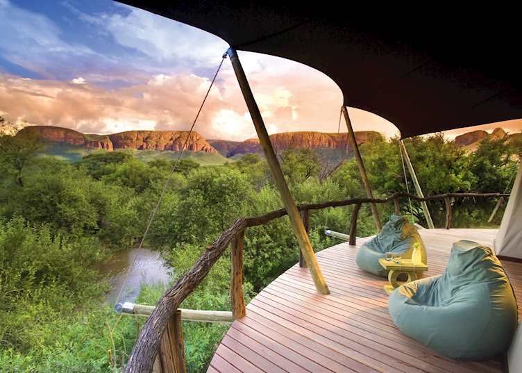 Marataba Safari Lodge, private deck