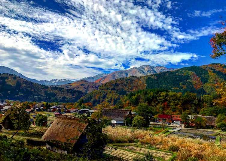 Shirakawago skies