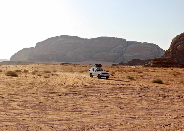 Traversing Wadi Rum