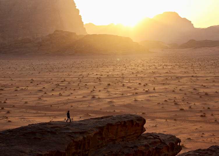 A Bedouin man at Wadi Rum