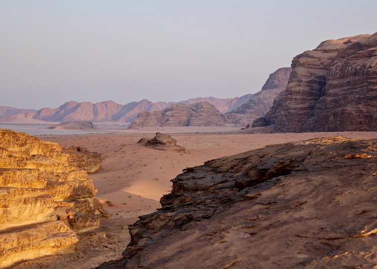 Sunset over Wadi Rum