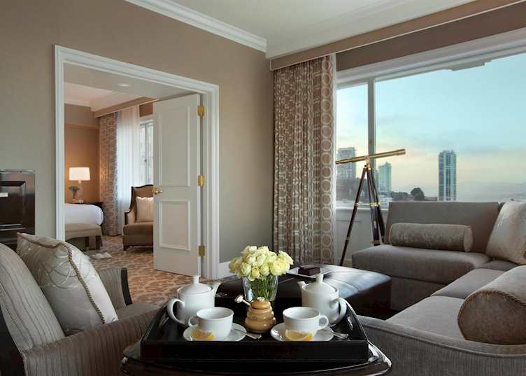 The Fairmont San Francisco Tower Suite Living Room
