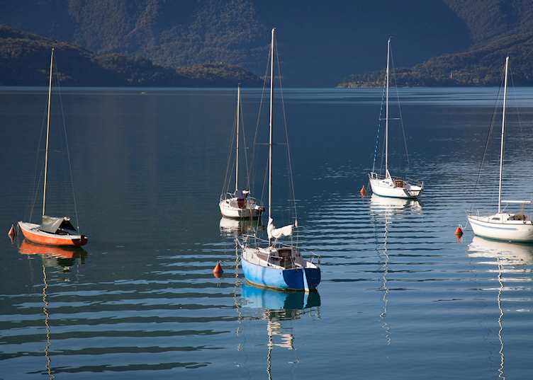Fishing boats, Lake Como