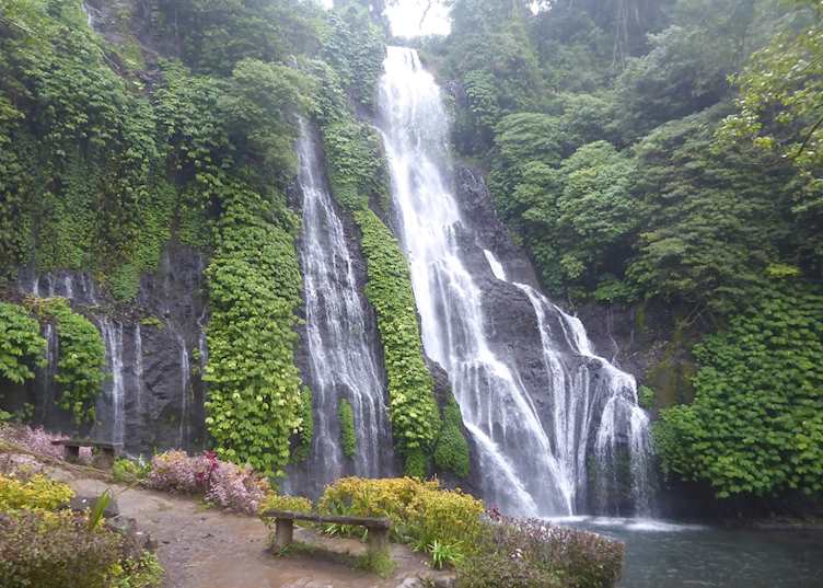 Banyumala Twin Waterfall near Munduk