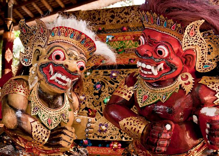 Traditional Balinese statues, Ubud