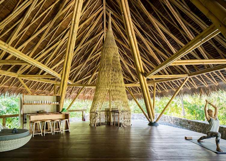 Yoga pavilion at Bawah Island