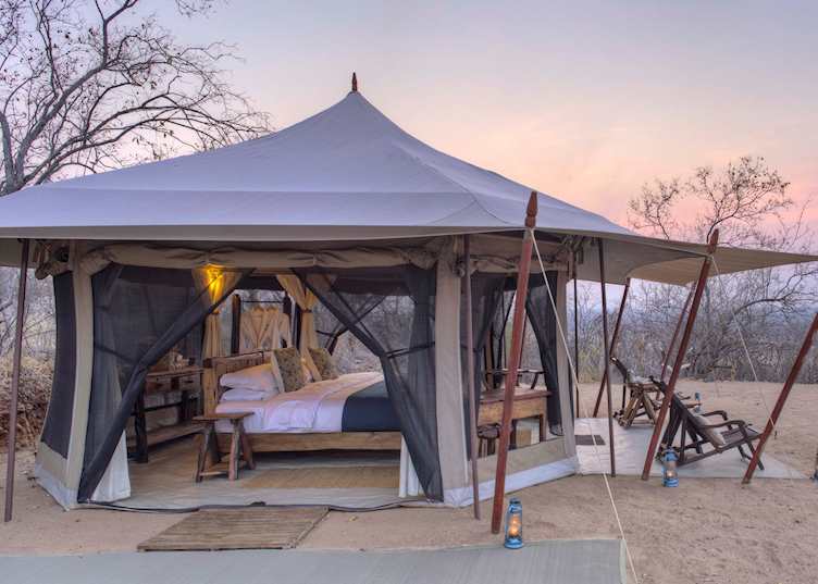 Tent and view
