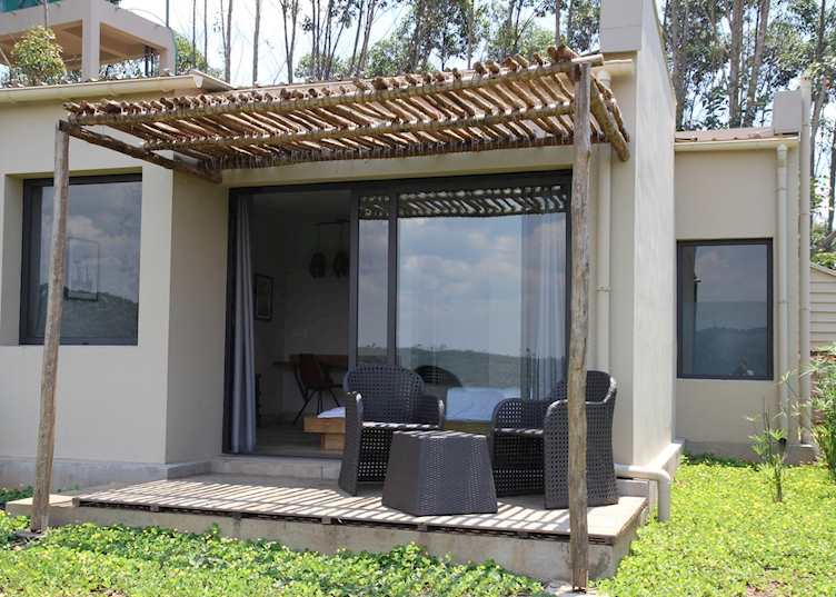 Deck of Mantadia Lodge Chalets