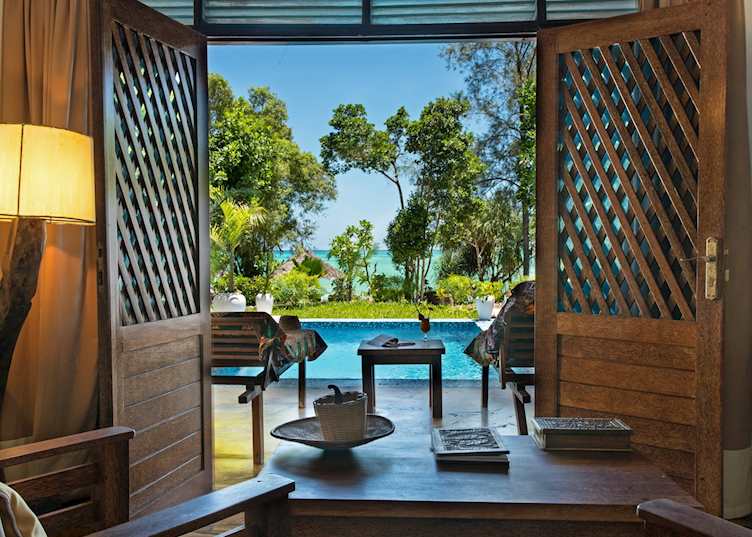 Sea view suite at Pongwe Beach Hotel
